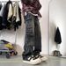 Men's American Retro Washed Distressed Work Jeans High Street Trendy Loose Straight Leg Wide Leg Casual Trousers_mkmklike.com