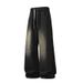 Men's Lyocell Retro Jeans - Loose Straight Leg American Vintage Wide Pants For Autumn & Casual Wear_mkmklike.com