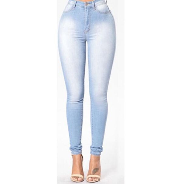 Women's Clothing Fashion Slim Fit Stretch Denim Pencil Pants For Women_mkmklike.com