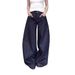 American High Street Vibe Dark Blue Jeans For Women Y2k Washed Loose High Waist Straight Floor Length Trousers Trendy Cross Border_mkmklike.com