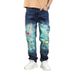 Men's Relaxed Straight Fit Jeans With Oil Painting Washed Design – Distressed Denim Pants For Casual Streetwear_mkmklike.com