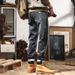Large Size Men's Clothing Quality Autumn And Winter Towel Bottom Embroidered Jeans Men Plus Fat Plus Size Slim Fit Fat Jeans Men_mkmklike.com