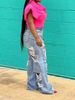 K Sexy Fashion Embroidered Ripped Jeans For Women_mkmklike.com