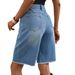 European And American Cross-border Foreign Trade Independent Site Ripped Denim Shorts, Fashion Frayed Tassel_mkmklike.com
