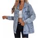 K Women's New Denim Jacket; Fashionable Denim Jacket With Holes And Imitation Of Old Style_mkmklike.com