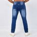 Men's Clothing Men’s Slim Fit Ripped Jeans – Stretch Denim With Distressed Wash (30-38, Mid-Rise, Skinny Leg, Trendy Streetwear)_mkmklike.com