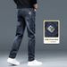 Jeans Men's Slim Fit Straight Pants Casual Long Pants Men's_mkmklike.com