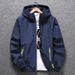 Straight New Spring And Autumn Reflective Zipper Men's Plus Size Jacket Couple Windbreaker Print_mkmklike.com