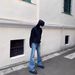 Men's Clothing Vintage Washed Blue Jeans For Men - 90s Relaxed Fit With Slight Flare & Distressed Details (Clean Fit Aesthetic)_mkmklike.com