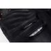 Y2K Motorcycle Stacked Flared Jeans, Black To Grey Fade, Plaid Lining Inside Rips, Multiple Distressed Holes, Summer-Friendly Unisex_mkmklike.com