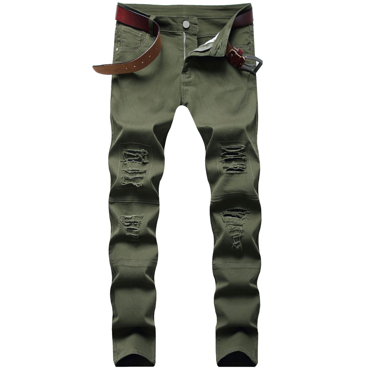 New Style Micro Elastic Hole Slim Men's Clothing Export Cross Border Dedicated Supply_mkmklike.com