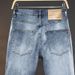 Slim Fit Men's Straight Leg Jeans - Premium Washed Denim With Stretch, Streetwear Casual Style, Versatile For All Seasons_mkmklike.com