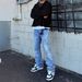 Slim Fit Stretchy Comfortable Flared Pants Men's Denim Height Enhancing Versatile Fashionable Export Grade American Trendy Brand_mkmklike.com