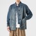 New Denim Jacket For Men In Spring And Autumn, Style Men's Clothing, Antique Style, Loose Fit, Plus Size, Zhongshan_mkmklike.com