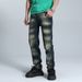 Men's Vintage Washed Straight Loose Fit Jeans - High Street Casual Denim Pants With Comfortable Cotton Fabric (Nostalgic Blue, Sizes 30-38)_mkmklike.com