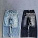 Men's Clothing American Style Loose Fit Jeans Retro Patterned Letter Print Gothic Harajuku Hip Hop Streetwear_mkmklike.com