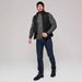 High-Waisted Stretch Jeans Men's Casual Trousers Straight Leg For Spring Autumn_mkmklike.com