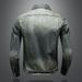 Men's Clothing New High End Distressed Lapel Retro Denim Jacket Slim Fit Handsome Versatile Jacket_mkmklike.com