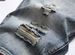 Vintage Distressed Denim Shorts For Men – High Street Fashion 5-Inch Inseam Summer Jeans With Raw Hem & Ripped Details_mkmklike.com