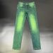 European Version Of Fashion Sense Spring And Autumn Jade Green Jeans Men's Slim-fitting Small Feet New Casual Trousers_mkmklike.com