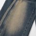 Washed And Distressed Loose Jeans For Men Street Fashion Design Split Stitching Casual Straight Wide-Leg Pants_mkmklike.com