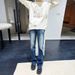 Cleanfit Vintage Washed Denim Pants – Unisex High-Street Heavyweight Jeans With Slight Flare & Hand-Distressed Details (S/M/L/XL)_mkmklike.com