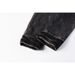 Unisex Tapered Jeans, Charcoal Mud Vertical Fade & Whisker, Cleanfit Dark Streetwear, Breathable All-Season_mkmklike.com