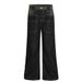 Camouflage Patchwork Original Color Flared Jeans Men's American Street Hip-Hop Reverse-Wear Design Pocket Wide-Leg Pants_mkmklike.com