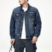 New Trendy Casual In Stock Clothing Side Seam Pocket Youth Cotton Denim Jacket Men's Top_mkmklike.com