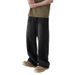 Men's Retro Straight Leg Loose Fit Jeans - Classic High Street Style, Comfortable Cotton Denim For Casual Wear_mkmklike.com