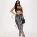 Trendy Distressed Skinny Jeans – Vintage-Inspired With Fabric Strips_mkmklike.com