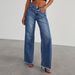 Women's High Waist Straight Leg Jeans - Stretch Denim Pants With Comfort Fit, Classic Blue/Black/Gray Washed, Casual & Streetwear Style (S-XXL)_mkmklike.com