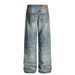 Men's Clothing And Women's High End Retro Digital Printing Chain Design Men's Loose Jeans_mkmklike.com