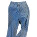 Plus-size High-waisted Women's Jeans, Trendy Brand 2024 New Japanese-style Plaid Long Pants, Youthful And Popular Thin_mkmklike.com