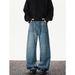 Vintage Studded Denim Jeans – 90s Grunge Streetwear Pants With Rhinestone & Metal Accents (S-3XL)_mkmklike.com