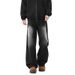 Pulse American Street Style Washed Vintage Jeans For Men 2025 New Spring Autumn Casual Loose Wide-Leg Straight Long Pants_mkmklike.com
