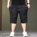 Large Size Men's Clothing Summer Straight 5 Points Jeans Men's Loose Elasticity Plus Fat Plus Size Fat Jeans Men's Cross-border_mkmklike.com