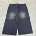 Men’s Classic Denim Shorts – Straight Fit, 100% Cotton (XL-3XL, Non-Stretch, Vintage Washed Black For Summer)_mkmklike.com