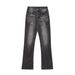 Men's Clothing Texture High Street Style Washed Straight Jeans Retro Vibe Flared Jeans_mkmklike.com