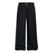 Loose Wide-Leg Denim Straight Men's American Street Style Simple Versatile Casual Relaxed Floor-Length Pants_mkmklike.com