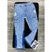 Men's Clothing High Street Trendy Brand Splashed Ink Micro Flared Jeans Men's Retro Vibe Style Loose Straight Casual Mopping Trousers_mkmklike.com