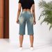 Women's Straight Leg Jeans Mid-Length Casual Loose Fit European American Fashion Summer New 2026_mkmklike.com