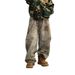 Men's Clothing High Street Retro Washed Tie Dyed Distressed Jeans For Men And Women Autumn High Waist Straight Wide Leg Mopping Trousers_mkmklike.com