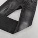 Men's Clothing Black Tassel Jeans, Style 507, Vintage Washed Distressed Long Jeans, 017_mkmklike.com