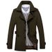 Men's Clothing Men's Casual Windbreaker Mid-length Men's Coat_mkmklike.com