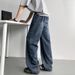 XXBRO Men's Summer Lyocell Blend Relaxed-Fit Jeans – Lightweight Breathable Straight-Leg Pants With Elastic Waist & Contrast Panels (M-3XL, Mid-Rise)_mkmklike.com