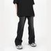 Nordmann American Style Vibe Retro High Street Niche Jeans For Men Ins Trendy Brand High-End Slim Straight Flared Long Pants_mkmklike.com