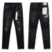 Designer Puff Print High Quality Denim Ripped Washed Work Slim Men's Pants Button Type Winter Warm Jeans_mkmklike.com