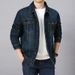 Loom 2025 Winter Denim Casual Cotton Coat Fleece Lined Thickened Jacket Men's Outerwear_mkmklike.com
