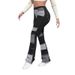 Women's Clothing Stretch Denim Flared Wide Leg Trousers Hot Girl Jeans_mkmklike.com